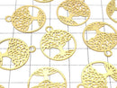Metal Parts Holy Charm [Tree of Life] 23 x 20 Gold Color 1 pc $0.99!