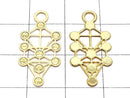 Metal Parts Holy Charm [Tree of Sephirot] 24 x 12 mm Gold Color 1 pc $0.99!