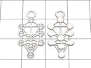 Metal Parts Holy Charm [Tree of Sephiroth] 24 x 12 mm Silver Color 1 pc $0.99!