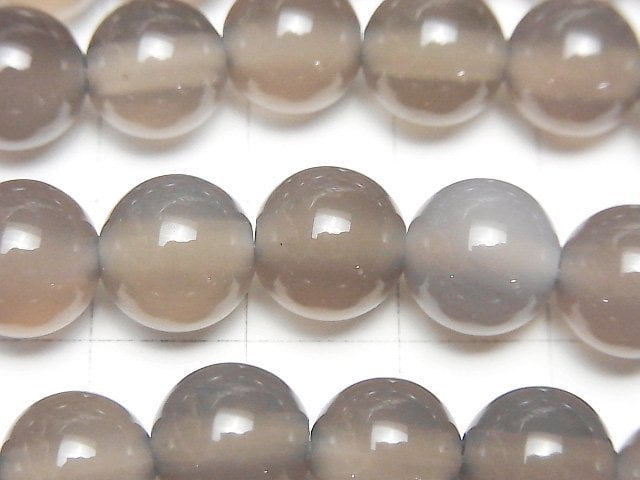 Gray Onyx AAA Round 10mm [2mm hole] 1strand beads (aprx.14inch/35cm)