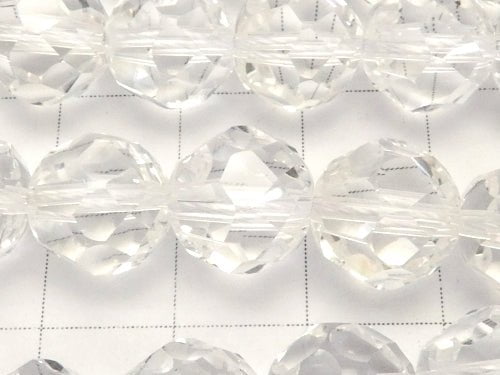 [Video] High Quality! Crystal AAA Faceted Drop 10x10x10mm half or 1strand beads (aprx.15inch / 37cm)