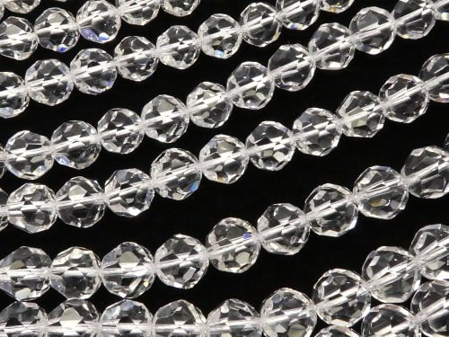 [Video] High Quality! Crystal AAA Faceted Drop 10x10x10mm half or 1strand beads (aprx.15inch / 37cm)