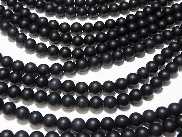 1strand $4.79! Frost Onyx Round 6mm [1.5mm hole] 1strand beads (aprx.15inch / 38cm)