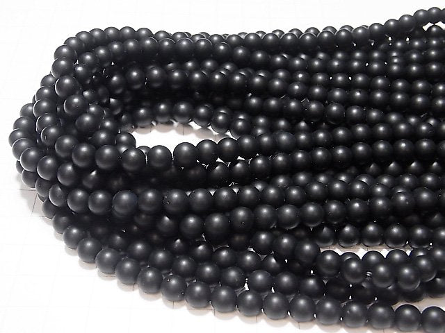 1strand $4.79! Frost Onyx Round 6mm [1.5mm hole] 1strand beads (aprx.15inch / 38cm)