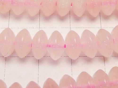 1strand $9.79! Rose Quartz AA++ Roundel 8x8x4mm 1strand beads (aprx.15inch/38cm)