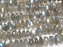 [Video]High Quality Labradorite AAA Faceted Button Rondelle half or 1strand beads (aprx.9inch/24cm)