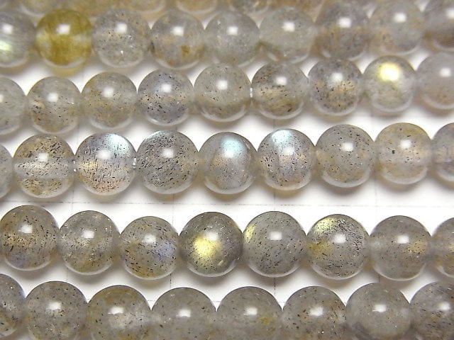 [Video]Labradorite AA+ Round 6mm half or 1strand beads (aprx.15inch/38cm)