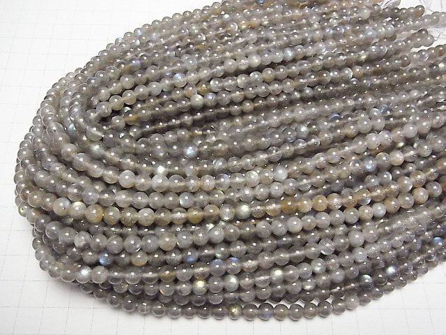 [Video]Labradorite AA+ Round 6mm half or 1strand beads (aprx.15inch/38cm)