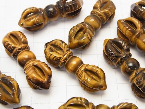 1pc $13.99! Yellow Tiger's Eye AAA - Vajra 45x16x16 1pc