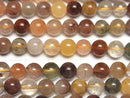 Multicolor Rutilated Quartz AA++ Round 6mm half or 1strand beads (aprx.15inch/36cm)