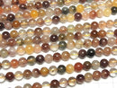 Multicolor Rutilated Quartz AA++ Round 6mm half or 1strand beads (aprx.15inch/36cm)