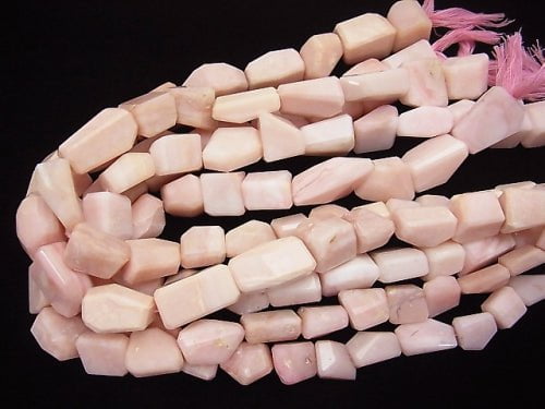 1strand $117.99! High Quality Pink Opal AAA- Faceted Nugget 1strand beads (aprx.15inch / 36cm)