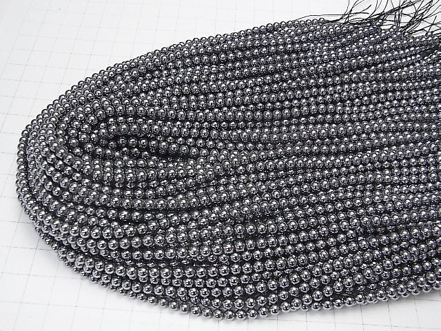 Terahertz  Round 4mm 1strand beads (aprx.15inch/38cm)