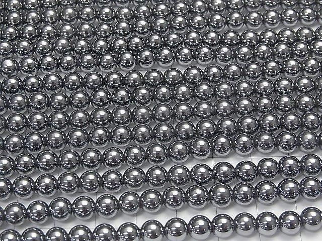 [Video] Terahertz Round 6mm 1-strand beads (approx. 15 inches/37 cm)