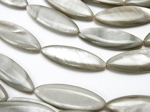 Marquise, Mother of Pearl (Shell Beads) Pearl & Shell Beads