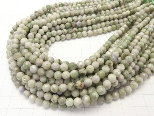 1strand $7.79! Lapis Nevada 64 Faceted Round 6 mm 1strand beads (aprx.15 inch / 36 cm)