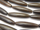 Ebony Wood  Rice 35x8x8mm 1strand beads (aprx.15inch/36cm)
