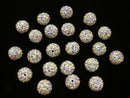 Rhinestone ball 8 mm [Rainbow] 10 pcs $4.79!
