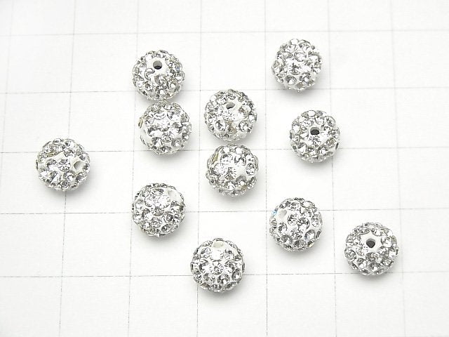 Rhinestone ball 8 mm [clear] 10 pcs $4.79!