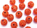 Rhinestone ball 8mm [Garnet] 10pcs $4.79!