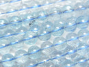 [Video] Sky Blue Topaz AAA- Round 6mm 1/4 or 1strand beads (aprx.15inch/38cm)