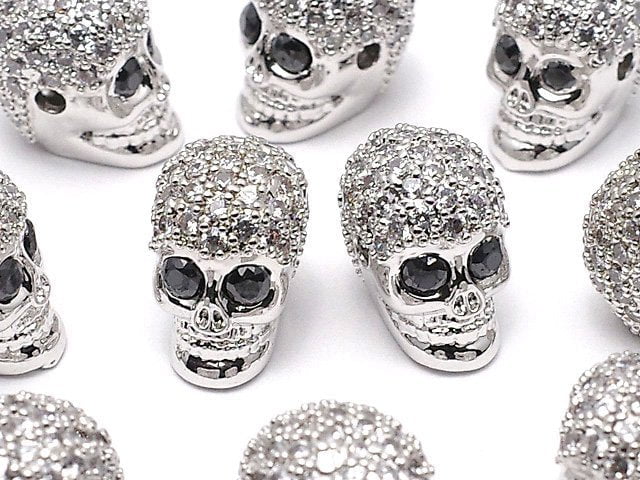 Findings, Metal parts, Skull Metal Beads & Findings