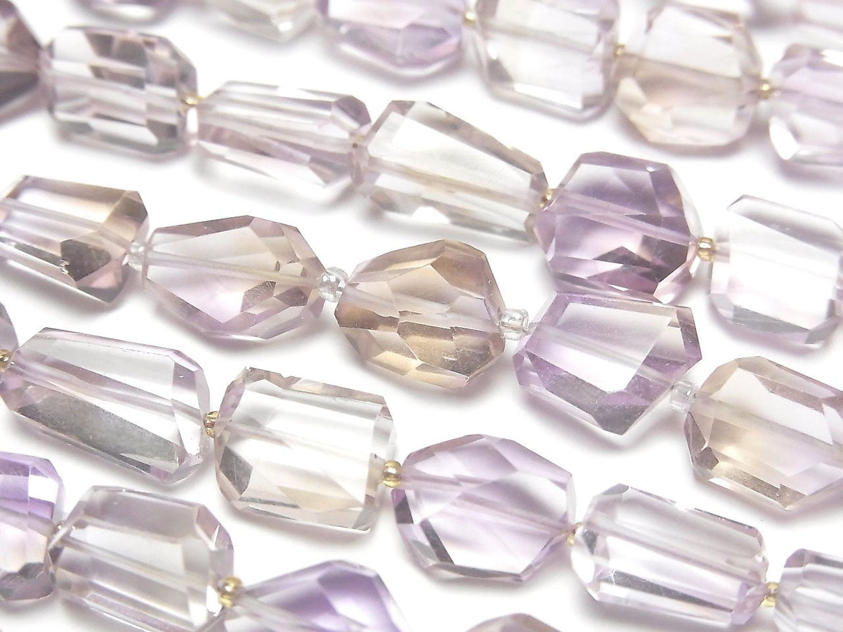 Perles 1 fil de pépites facettées d'Améthrine AAA de haute qualité (env. 7 pouces / 18 cm)