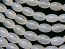Chalcedony, Rice Gemstone Beads