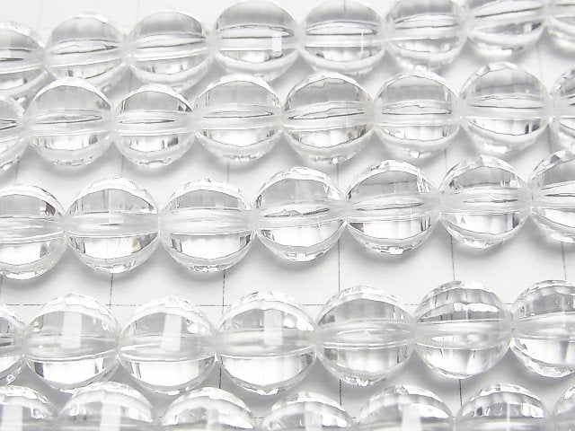 [Video] Crystal AAA Mirror Faceted Round 8 mm half or 1 strand beads (aprx.15 inch / 38 cm)