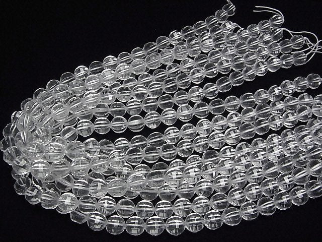 [Video] Crystal AAA Mirror Faceted Round 10 mm half or 1 strand beads (aprx.15 inch / 38 cm)