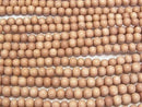 Rosewood Semi-Round 5mm 1-strand beads (approx. 15 inches/38 cm)