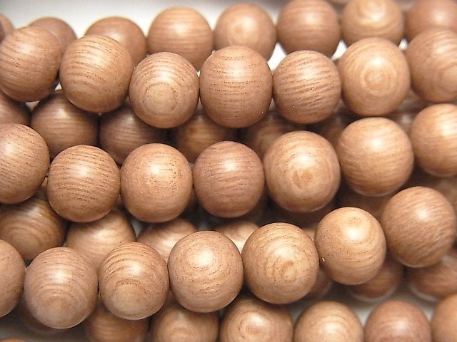 Rose, Round, Wood Beads Natural Beads