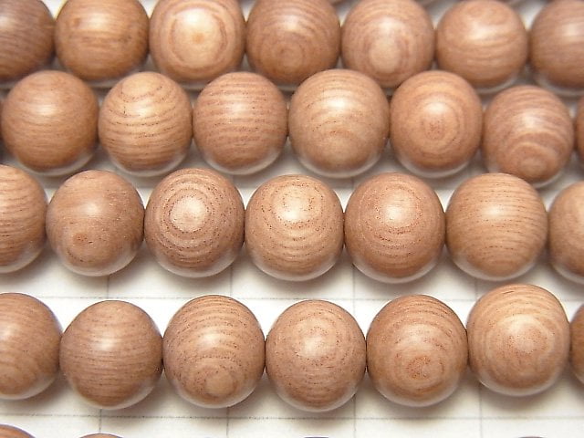 Rosewood Semi-Round 8mm 1-strand beads (approx. 15 inches/38 cm)