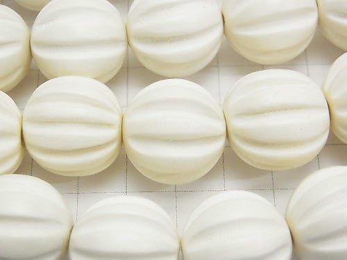 1strand $6.79! White Wood Carved Round 20mm 1strand (aprx.15inch / 38cm)
