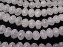 Cracked Crystal  Nugget 16x12x8mm half or 1strand beads (aprx.15inch/38cm)