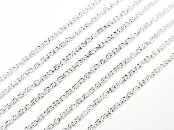 Silver925 Cable Chain 1.1mm Pure Silver Finish 10cm