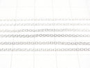 Silver925 Cable Chain 1.1mm Pure Silver Finish 10cm