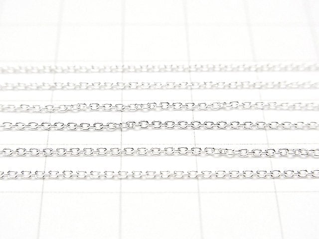 Silver925 Cable Chain 1.1mm Pure Silver Finish 10cm