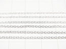 Silver925 Cable Chain 1.3mm Pure Silver Finish 10cm