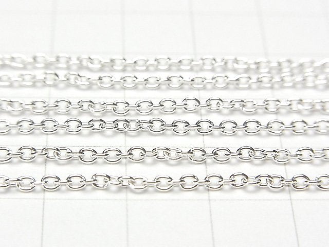 Silver925 Cable Chain 2.0mm Pure Silver Finish 10cm