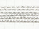 Silver925 Cable Chain 2 mm Rhodium Plated 10 cm $1.39!