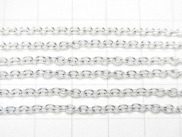 Silver925 Cable Chain 2.3mm Pure Silver Finish 10cm