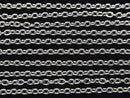 Silver925 Cable Chain 2.3mm Rhodium Plated 10cm