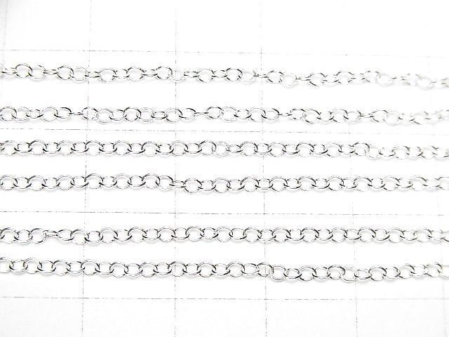 Silver925 Long Cable Chain 1.8mm Pure Silver Finish 10cm