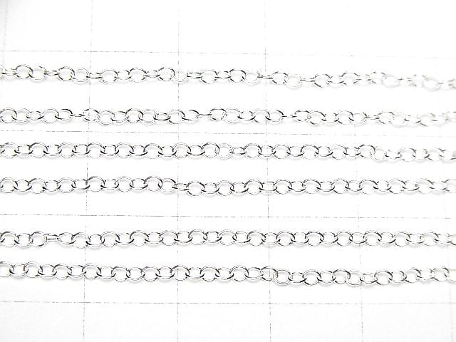 Silver925 Long Cable Chain 1.8mm Pure Silver Finish 10cm