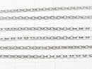 Silver925 Rolo Chain 2.0mm Rhodium Plated 10cm