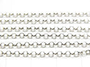 Silver925 Rolo Chain 2.5mm Rhodium Plated 10cm