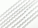 Silver925 Long Rolo Chain 1.8mm Pure Silver Finish 10cm