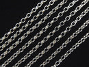 Silver925 Long Rolo Chain 1.8mm Rhodium Plated 10cm