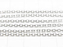 Silver925 Long Rolo Chain 1.8mm Rhodium Plated 10cm